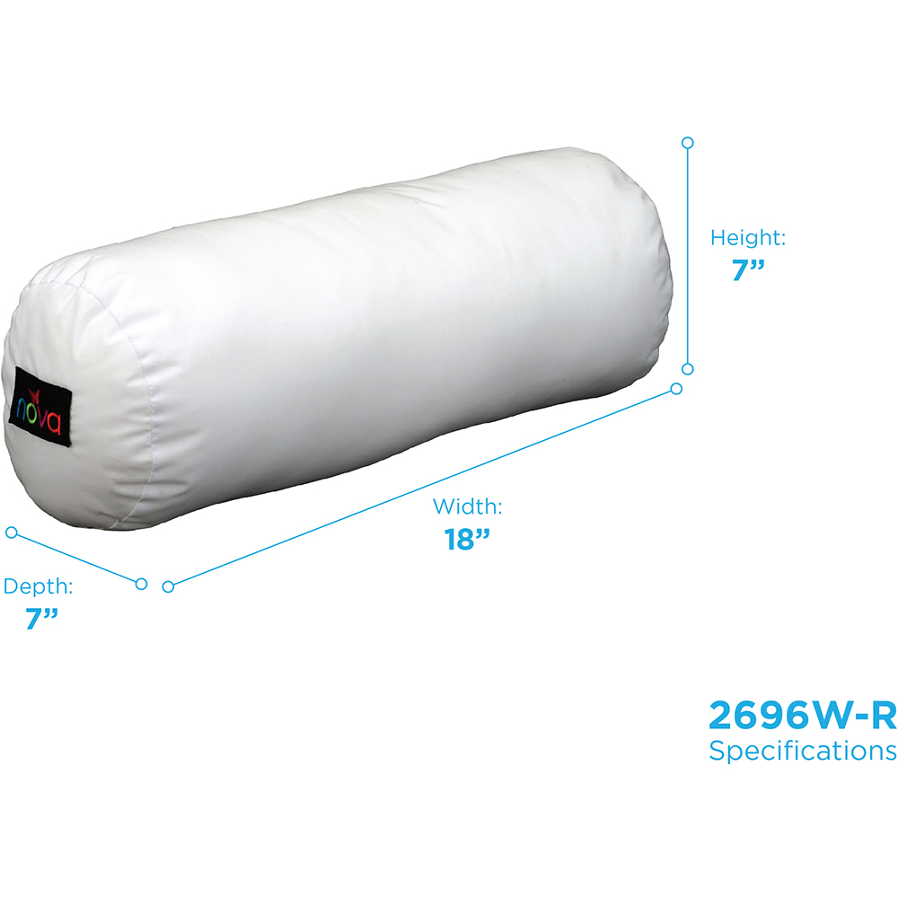 ROLL PILLOW WHITE